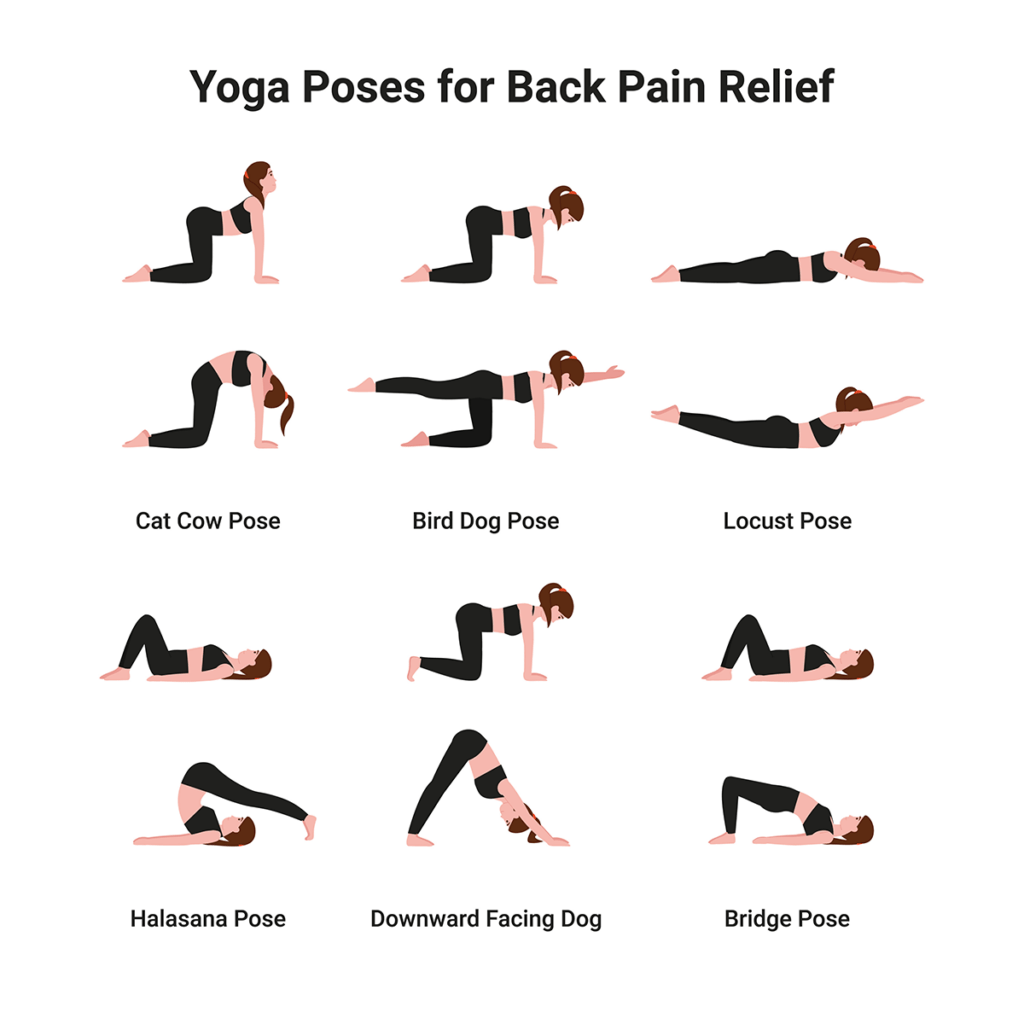 yoga poses for back pain relief