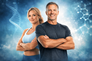 healthy couple illustrating peptide-therapy-after-glp1