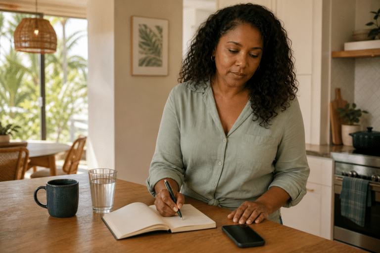 Patient recording questions for a medically supervised GLP-1 weight-loss follow-up.